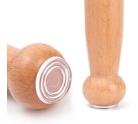 Transparent PVC Non-Slip Chair Leg Pads, 24mm x 2mm Floor Protectors for Glass Tables and Countertops, 50-Piece Pack