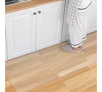 Transparent PVC Office Chair Mat 100x245 cm Scratch Resistant Non Slip Ideal for Hard Floors and Desks Protects Hardwood Durable 1mm Thickness