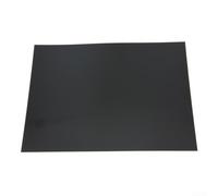 Transparent PVC Pickguard Sheet 25x20cm Scratch Protection(Black)