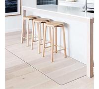 Transparent PVC Plastic Chair Mat for Office Desk NonSkid Area Rug Floor Protector Runner 200cm Wide x 280cm Long Clear Plastic Carpet Protector for High Traffic Areas 1.5mm Thickness FANDIAO