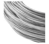 Transparent PVC Plastic Covered Aluminum Wire 100FT Bendable Aluminum Craft Wire for Hair Bows, Shaping Brim Hat Crafts