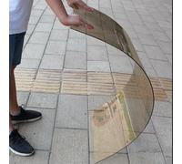 Transparent PVC Plastic Sheet, 1.2MM UV-Resistant, Light-Transmitting, for Outdoor Door Canopy, Greenhouse, Terrace Roof - Brown, 1.5x1m/5x3.3ft
