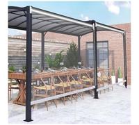 Transparent PVC Roll Up Shade Blinds Outdoor Waterproof Side Panels