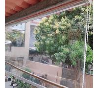 Transparent PVC Roller es Waterproof Outdoor Blinds Persian Style & Door Curtains Easy Install Size 100x150cm Perfect for Garden & Patio Use