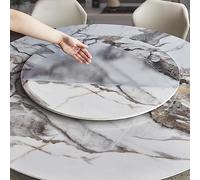 Transparent PVC Round Tablecloth 1mm Thick Waterproof Dining Protector 155cm (61in) Diameter Perfect for Home Events Parties and Dining Tables