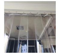 Transparent PVC Strip ain for Sliding Doors Flexible Freezer & Outdoor Warehouse ain 1.2 x 2.2 m Plastic Door Cover for Worpaces Ilat & Dust Control