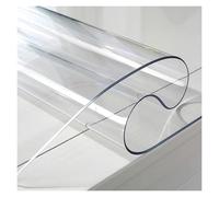 Transparent PVC Table Protector 1.8mm Heat & Waterproof Cover for Dining Table Desk Windowsill - 85x140cm (33.5x55.1in)