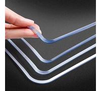 Transparent PVC Table Protector 2.3mm Thick HeatResistant & Washable Odorless Fits 75x120cm Dining & Kitchen Tables Durable Surface Cover for Home Use
