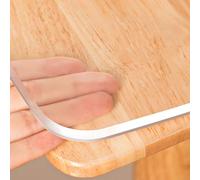 Transparent PVC Tablecloth 1.5mm Waterproof & Washable 23.62x82.68in/60x210cm Protective Cover for Indoor/Outdoor Use Plastic Table Linen for Kitchen Dining Room Parties