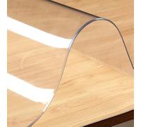 Transparent PVC Tablecloth 85 x 225 cm Waterproof Thick Washable Oilproof Perfect for Kitchen Dining Room Outdoor Parties & Events Rectangular Table Cover