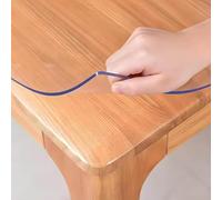 Transparent PVC Tablecloth, Slightly Matt Finish, 85x140cm, Durable Table Protector for Dining & Kitchen, Clear Table Foil Cover, Ideal for Parties & Events