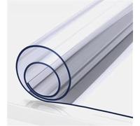 Transparent PVC Tablecloth Soft Fabric Table Protector Waterproof 100 x 180 cm Ideal for Living Room Dining Table Optional Thickness 1.0 mmDurable Home Decor