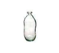 Transparent Recycled Glass Vase 35 cm