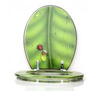 Transparent Resin Toilet Seat Cover with Adjustable Hinges and Quick Release for Easy Installation
