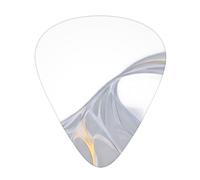 Transparent ripples Printed pick set - 12 pieces, thin, medium and thick guitar picks, suitable for guitar, bass, electric guitar and ukulele