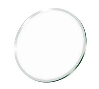 Transparent Round Glass Table - 8mm Tempered Glass with Pencil Edge 960mm (38in) Diameter - Modern Dining or Coffee Table for Home Decor Stylish &