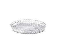Guzzini Tiffany Round Tray, Pio&Tito Toso, Ø35.6 x h4 cm, Transparent