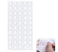 Transparent Rubber Feet for Chopping Boards, 50 Pcs Self-Adhesive Bumper Pads, Non-Slip Sticky Pads for Electronics, Glass, and Craft Projects
