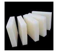 transparent rubber sheet, 50x50mm 100x100mm Industrial Grade White Silicone Rubber Block High Temperature Resistance Good Toughness Reduce 3-50mm(100 * 100 * 10mm)