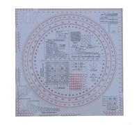 Transparent Ruler for Accurate Terrain Measurements and Easy Reading