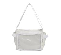 Transparent School Bag Crossbody Bags Shoulder Purse Campus Satchel For Students And Adults Who Love Anime Culture Club Activity Carry Bag