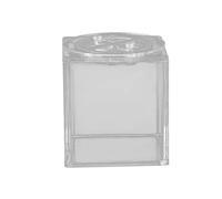Transparent Self Locking Square Breeding Box Acrylic Enclosure 10 Inches for Pet Reptiles and Crickets, Ideal for Feeding and Viewing