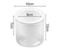 Transparent Self Watering Flower Pot Made from PP Resin, Designed to Save Water and Prevent Overflow, Suitable for Plant Placement in Bedroom and Garden (12cm)