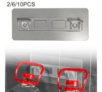 Transparent Shelf Bracket, No Wall Damage, Easy Installation Keep Your Items Neatly Organized (6pcs )