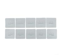 Transparent Shelf Support Clips 10pcs ABS Plastic Cabinet Pegs for Wall Mounted Shelves Kitchen Cupboard Wardrobe Book Case Partition Holders 6cm Size