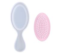 Transparent Silicone Comb Mold Epoxy Resin Casting Molds for Hair Brush Jewelry Making Tools Jewelry Epoxy Mold Tray