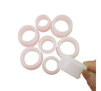 Transparent Silicone Hole Plugs - 10pcs Food Grade Heat-Resistant Cable Protectors (2-25mm)(A10mm(Hole7mm))