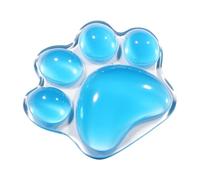 Transparent Silicone Pad - Cute Pink for Girls Small Non-Slip Three-Dimensional Cat Paw Shaped Cushion | Transparent Rest, Soft Game Support