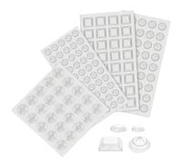 Transparent Silicone Pads,silicone Bumper Pads,door Silencer,pack of 165 | cupboard door stoppers,door pads stop slamming,anti slip pads for Cabinet Doors,Drawers,Glass Tops,Cutting Boards etc