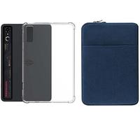 Transparent Soft Case for ZTE Nubia RedMagic Gaming Tablet 3Pro,Oxford Cloth Protective Cover for 9.06'' Tablet, Waterproof Inner Bag+Protective Case (Navy Blue)