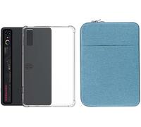 Transparent Soft Case for ZTE Nubia RedMagic Gaming Tablet 3Pro,Oxford Cloth Protective Cover for 9.06'' Tablet, Waterproof Inner Bag+Protective Case (Sky Blue)