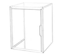 Transparent Stackable Shoe Storage Boxes Multi-Functional Display Case with Magnetic Door for Shoes Handbags and Cosmetics - Space-Saving for Home and Closet