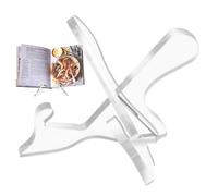 Transparent Stand for Cookbooks | Transparent Portable Shelf,Table Storage Shelf | For Kitchen Home Library Museum School Work Frames