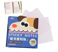 Transparent Sticky Notes 100 Sheets Translucent Pull-Out Aesthetic Memo
