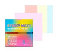 Transparent Sticky Notes - 240 Sheets Self-Adhesive Notes, 4 Size Writing T