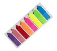 Transparent Sticky Tabs - PET Fluorescent Page Markers | 8 Color Index Flag