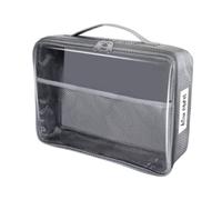 Transparent storage bag with zip, PVC bag for toys and accessories, stable and reusable, practical solution for order in the children's room, car, travel, home