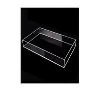 Transparent Storage Box Acrylic Shallow Sink - Shatterproof Water Tank for Photography & Fish Habitat | Dual-Use Shooting Prop & Acrylic Fish Tank Display(40x40x10cm/15.7x15.7x3.9in)