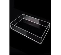 Transparent Storage Box Acrylic Shallow Sink Shatterproof Water Tank For Photography & Fish Habitat Dual-Use Shooting Prop & Acrylic Fish Tank Display(28x28x10cm/11x11x3.9in)