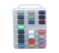 Transparent Storage Box - PP Case with 46 Compartments, Dustproof, Double-Sided Organiser with Handle, Portable Display Container for Model Cars, Toys, Pens | Domestic Office Sleeping Bag