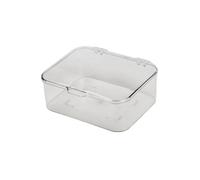 Transparent storage box, simple dust-proof storage, living room, coffee table, snacks, plastic storage basket