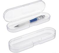 Transparent Storage Container 17x7cm for slim Design Transparent | for slim 17x7x3cm profile, transparent lid, space-saving design, portable carry, desk tidy