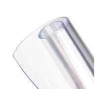 Transparent Table 78 x 80 cm Waterproof, Oil Proof Transparent Clear Table Protector Wipeable PVC Waterproof for Kitchen Office and Dining, right angle