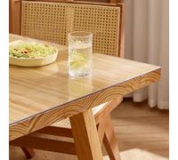 Transparent Table Protector 70x120 cm2mm Thick PVC Cover for Desk/CountertopMultiple Sizes ailable ScratchResistant Easy to Clean