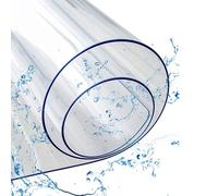 Transparent Table Protector 90x200cm PVC Table Cover Washable Furniture Protector Clear Table Film for Kitchen & Dining Room Durable Wood Surface Shield
