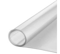 Transparent Table Protector Cover | 0.7mm Thick PVC Protective Pad - Matte Table Protector - For Kitchen Home Restaurant Dressing Table Dining Room Picnic Desk Counter Furniture